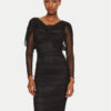 Rinascimento Коктейлна рокля CFC0121017003 Черен Slim Fit за Жени цена