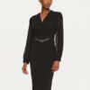 Rinascimento Коктейлна рокля CFC0120006003 Черен Slim Fit за Жени цена