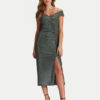 Swing Коктейлна рокля 5AG24900 Зелен Slim Fit за Жени цена