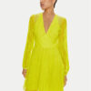 TWINSET Коктейлна рокля 241TP2353 Жълт Regular Fit за Жени цена