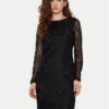 Tatuum Коктейлна рокля Noemi T2424.196B Черен Slim Fit за Жени цена