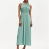 YAS Коктейлна рокля Olinda 26032460 Зелен Regular Fit за Жени цена