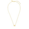 Coach Колие Pearl Signature C Pendant Necklace 37341916GLD651 Златист за Жени цена