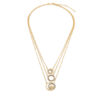 Tory Burch Колие Miller Pave Layered 163733 Златист за Жени цена