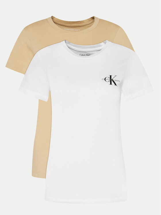 Комплект 2 тишъртки Calvin Klein Jeans за Жени цена