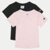 Champion Комплект 2 тишъртки 404773 Цветен Regular Fit за Момичета цена