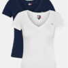 Tommy Jeans Комплект 2 тишъртки DW0DW21367 Цветен Slim Fit за Жени цена