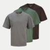 Jack&Jones Комплект 3 тишърти Hugo 12284202 Цветен Loose Fit за Мъже цена
