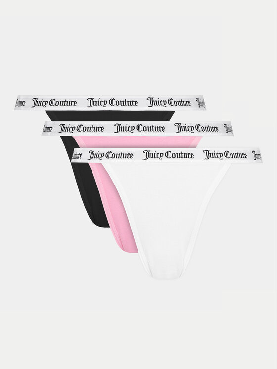Комплект 3 чифта бикини бразилиана Juicy Couture за Жени цена
