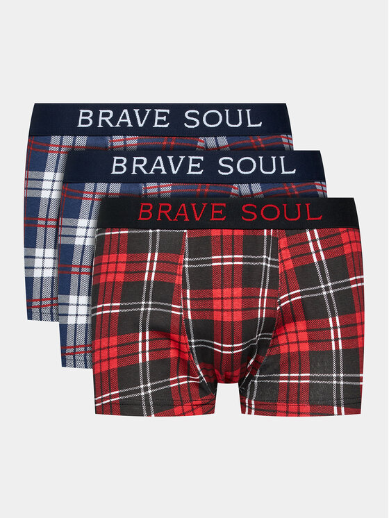 Комплект 3 чифта боксерки Brave Soul за Мъже цена
