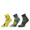 adidas Комплект 3 чифта дълги чорапи детски Smiley World JG5804 Цветен за Бебета цена