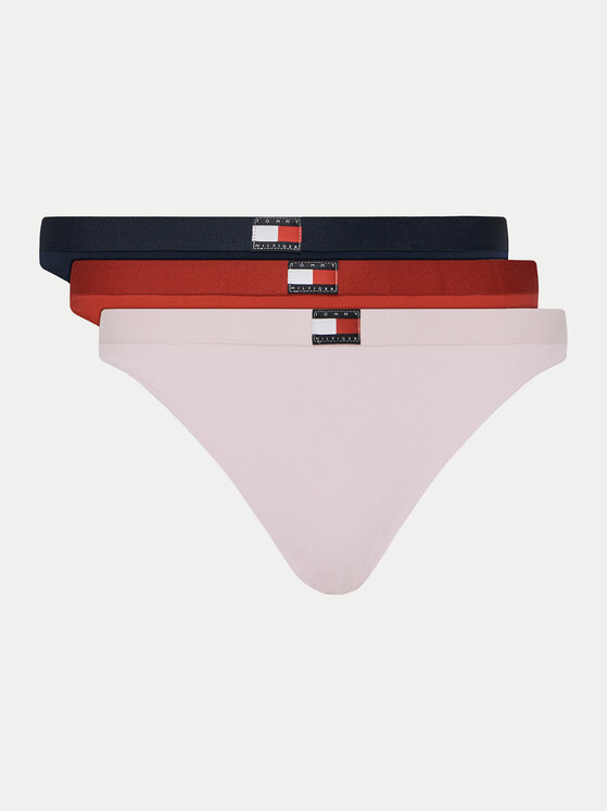 Tommy Hilfiger Комплект 3 чифта класически бикини UW0UW05985 Цветен за Жени цена