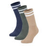 Sprandi Комплект 3 чифта къси чорапи унисекс 0UB-006-AW24 (3-PACK) Цветен за Жени цена