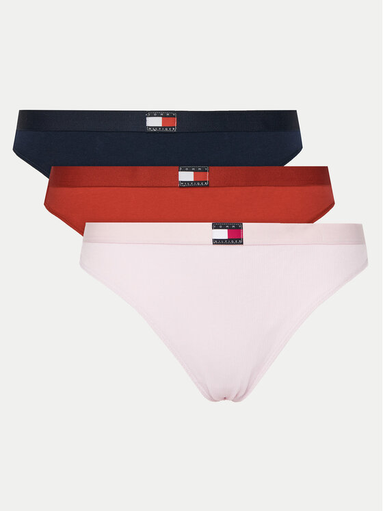 Tommy Hilfiger Комплект 3 чифта прашки UW0UW05641 Цветен за Жени цена