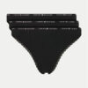 Tommy Hilfiger Комплект 3 чифта прашки UW0UW05954 Черен за Жени цена