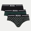 Комплект 3 чифта слипове BOSS за Мъже цена