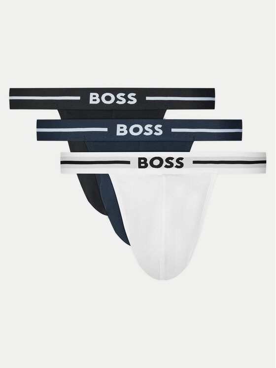 Комплект 3 чифта слипове Jock Strap BOSS за Мъже цена