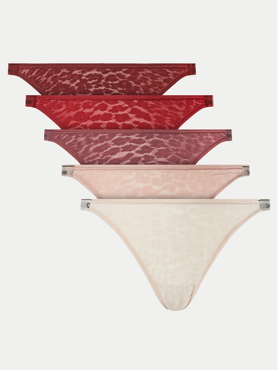 Комплект 5 чифта бикини бразилиана Calvin Klein Underwear за Жени цена
