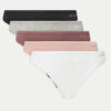 Calvin Klein Underwear Комплект 5 чифта бикини тип прашка Thong 5Pk 000QD5250E Цветен за Жени цена