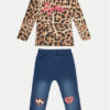Guess Комплект блуза и панталон A4BG07 J1313 Цветен Regular Fit за Момичета цена