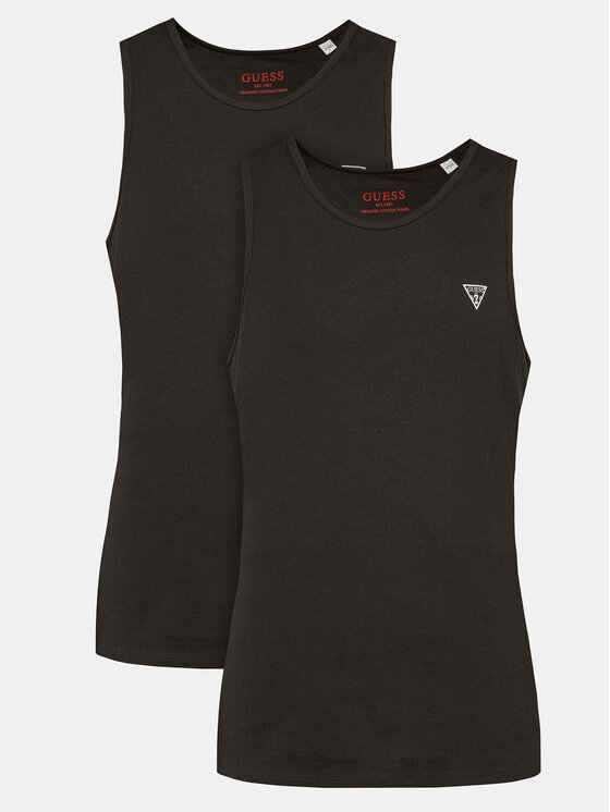 Guess Комплект от 2 броя топове U97G15 KCD31 Черен Regular Fit за Мъже цена