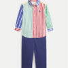 Polo Ralph Lauren Комплект риза и платнени панталони 320958600001 Цветен Regular Fit за Момчета цена
