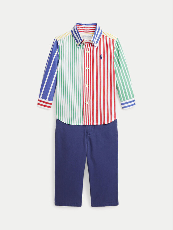 Комплект риза и платнени панталони Polo Ralph Lauren за Момчета цена