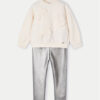 Mayoral Комплект суитшърт и клин 4707 Бежов Regular Fit за Момичета цена