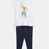 Комплект тишърт и клин Polo Ralph Lauren за Момичета цена