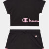 Champion Комплект тишърт и панталонки 404624 Черен Regular Fit за Момичета цена