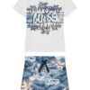 Guess Комплект тишърт и панталонки N5GG13 K8HM4 Син Regular Fit за Момчета цена