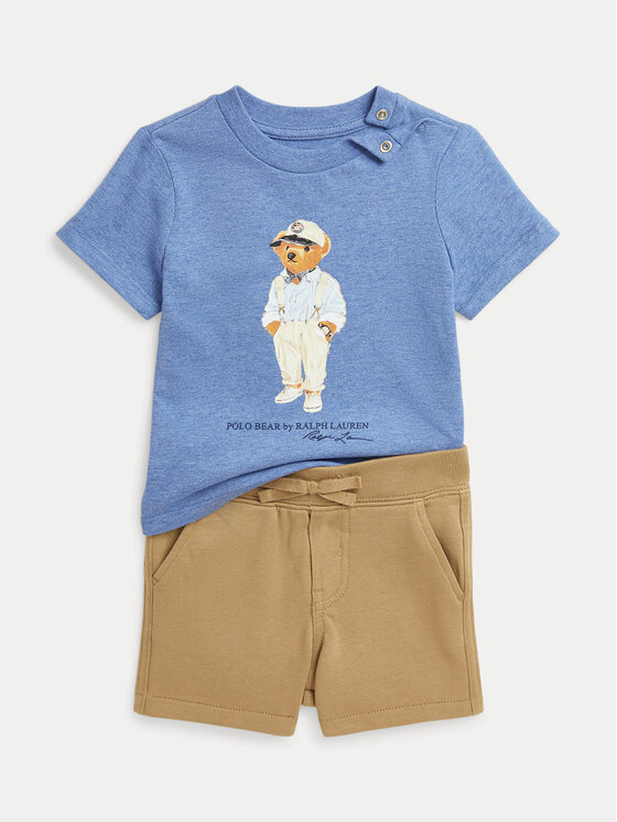 Комплект тишърт и панталонки Polo Ralph Lauren за Момчета цена