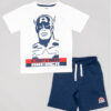 Zippy Комплект тишърт и панталонки Marvel ZKBAP0602 23007 Бял Regular Fit за Момчета цена