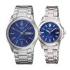 Комплект часовници за двойки Casio MTP-1239D-2A-LTP-1215A-2A2DF - Подарък
