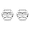 PHILIPP PLEIN Копчета за ръкавели Plein Icon PJ9AA10CU Сребрист за Мъже цена
