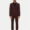 Boss Костюм H-Houston 50518120 Бордо Slim Fit за Мъже цена