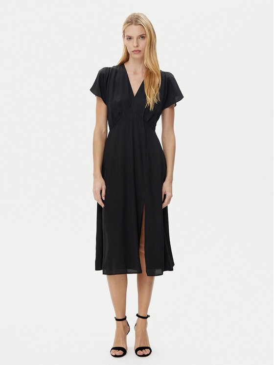 BOSS Лятна рокля Dawarina 50532930 Черен Relaxed Fit за Жени цена