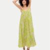 Gap Лятна рокля 670217-03 Зелен Loose Fit за Жени цена