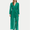 Haveone Лятна рокля AFF-N013 Зелен Loose Fit за Жени цена