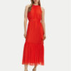 Haveone Лятна рокля AFF-N004 Оранжев Loose Fit за Жени цена