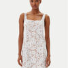 MICHAEL Michael Kors Лятна рокля MS582WGGTA Бял Slim Fit за Жени цена