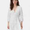 Tommy Jeans Лятна рокля DW0DW20341 Екрю Regular Fit за Жени цена