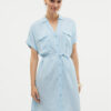 Vero Moda Лятна рокля Linn 10323027 Светлосиньо Relaxed Fit за Жени цена