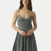 Vero Moda Лятна рокля Honey 10220925 Зелен Regular Fit за Жени цена