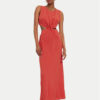 ViCOLO Лятна рокля TB2469 Червен Regular Fit за Жени цена