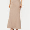 Guess Макси пола W5RD51 WE0L0 Бежов Regular Fit за Жени цена