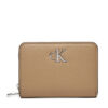 Calvin Klein Малък дамски портфейл K60K612740 Бежов за Жени цена