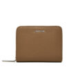 Calvin Klein Малък дамски портфейл Ck Must Md Zip Around_Caviar K60K612831 Бежов за Жени цена