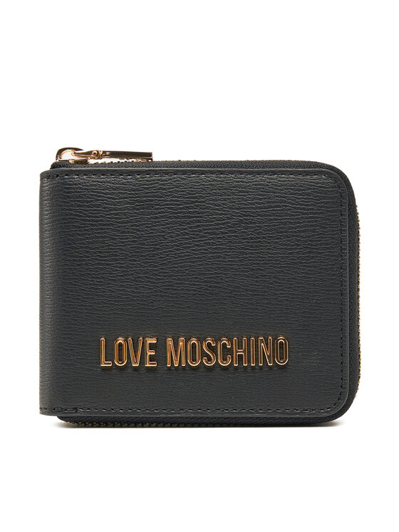 LOVE MOSCHINO Малък дамски портфейл JC5639PP1MLD0000 Черен за Жени цена