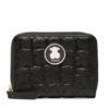 TOUS Малък дамски портфейл Monedero M. Sherton 2001145151 Черен за Жени цена